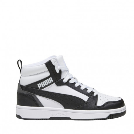 Puma laste jalanõud Rebound V6 Mid 393831 01 36, valge-must