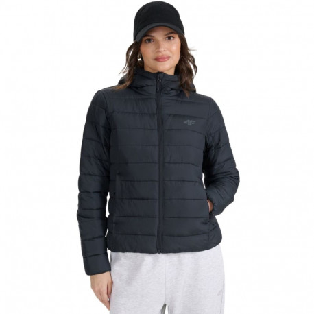 4F naiste tepitud jope F580 4FWAW25TDJAF580 20S L, süsimust