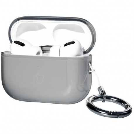 AirPods Pro 3 laadimiskarbiümbris Bizon , must/läbipaistev