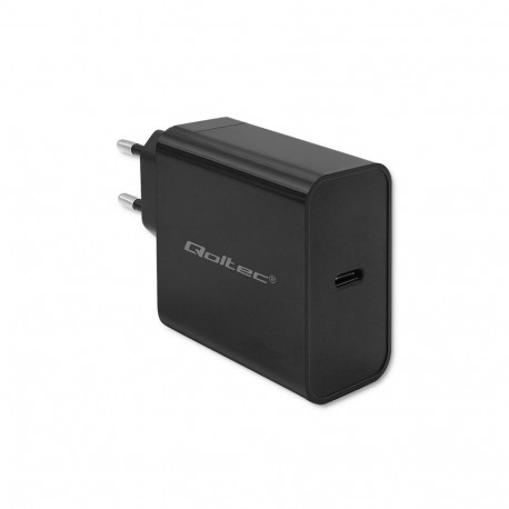 Super Quick PD Charger | 1xUSB-C | 65W | 5-20V | 3-3.25A | Black