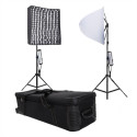 Falcon Eyes continuous light Bi-Color LED Panel RX-24TDX III 2pcs