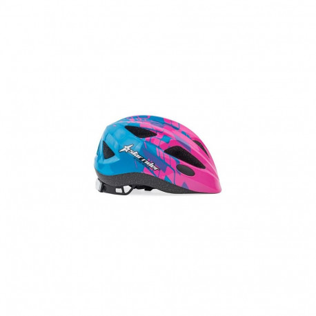 Author Helmet Star Rider Inmold 51-55cm (pink-neon/blue)