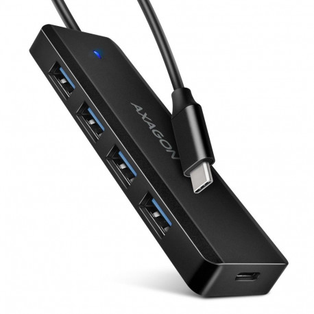 USB-jaotur HUE-C1C 4-pordiline 5Gbps 19cm USB-C-kaabel