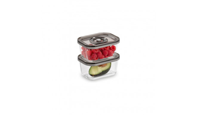 Caso  Glass Vacuum Containers with Plastic Lid (2 pcs)  VacuBoxx Eco-Duo S  Transparent 403843701175
