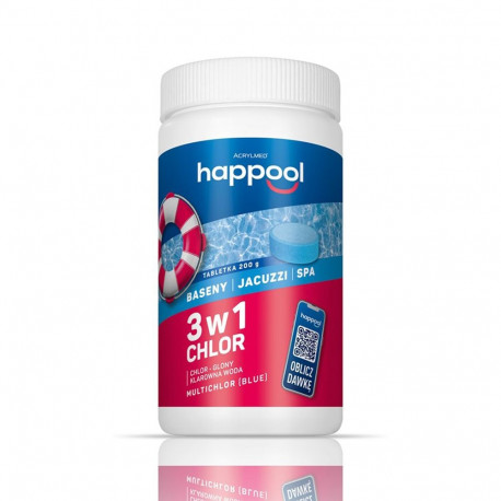 Pool Chlorine Tablets - Acrylmed Multichlor 20 g – 1 kg Blue