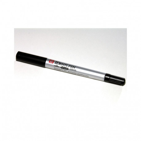 Marker permanentne Identi-Pen, 2-otsaga, 0,4/1,0mm, must