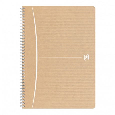 Kaustik Oxford Touareg, spiraalköitega, A4, ruuduline, 180 lehte