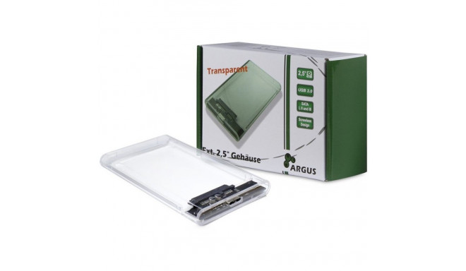 HDD Case Argus GD-25000, USB 3.0, transparent