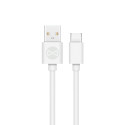 Forever cable USB - USB-C 1,0 m 3A white