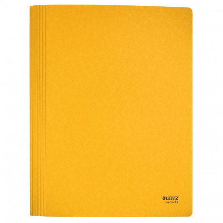 Flat File Leitz Recycle A4 Card Yellow