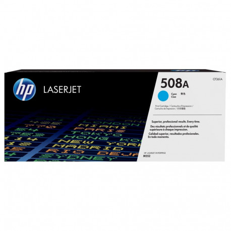 HP tooner CF361A 508A Color LaserJet Enterprise M552dn/M553dn/M553n/M553x/MFP M577 5000lk, tsüaan