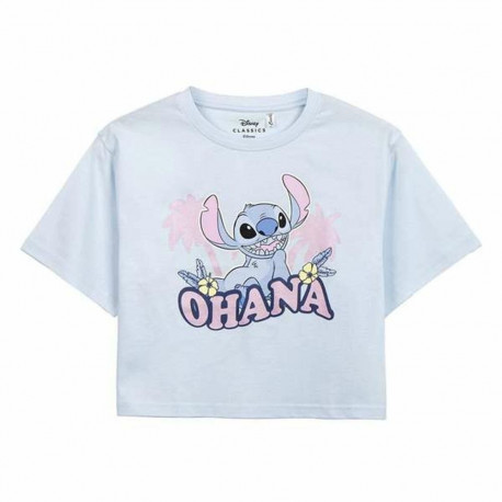 Child's Short Sleeve T-Shirt Stitch Purple Light Pink