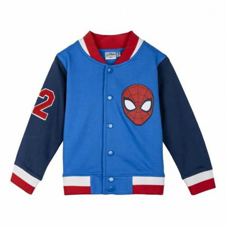 Children's Tracksuit Top Spider-Man Blue