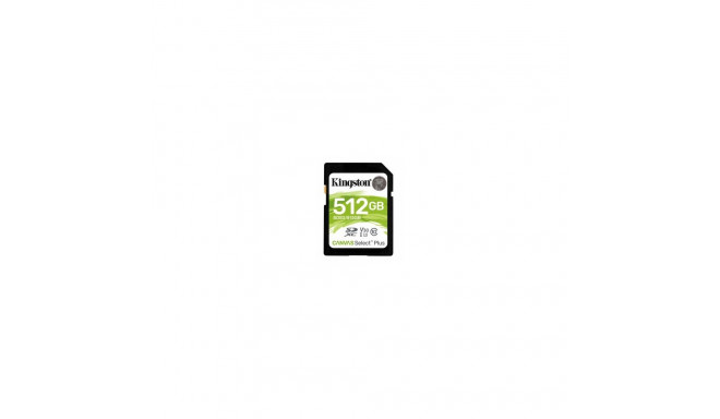 Kingston 512GB SDXC Canvas Select Plus Memory Card