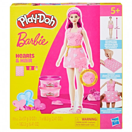 PLAY-DOH BARBIE playset Hearts And Hair