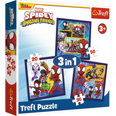 TREFL SPIDEY Pusle komplekt 3 in 1
