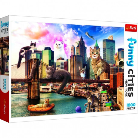 TREFL puzzle Cats in New York 1000 pcs