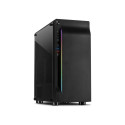 Inter-Tech A-3411 Creek, tower case (black, Tempered Glass)