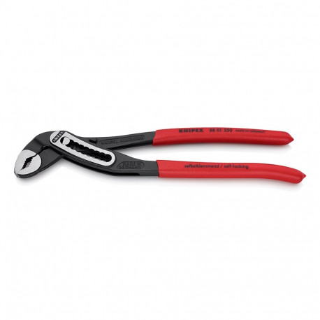 Alligator toru- ja veepumba tangid 88 01 250 250mm 9-astmeliselt reguleeritavad, punane