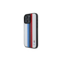 BMW M Performance Tricolor Printed Stripes MagSafeMagSafe iPhone 16 Pro Max Case - White