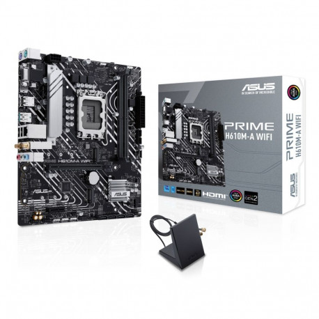 ASUS PRIME H610M-A WIFI Intel H610 LGA 1700 micro ATX emaplaat