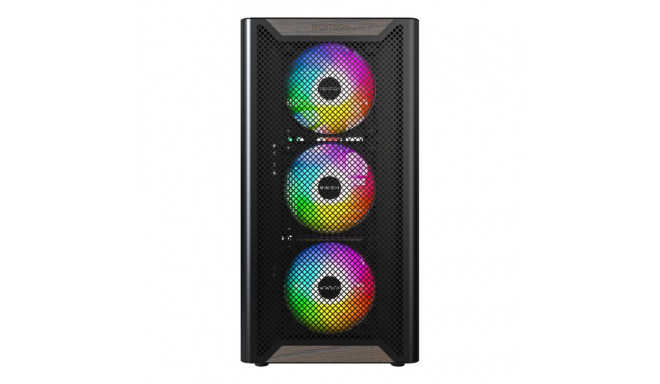 puidust PC korpus Montech XR, midi-tower, ATX, ARGB