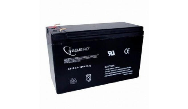 Gembird BAT-12V9AH geelaku universaalne 12V/9AH