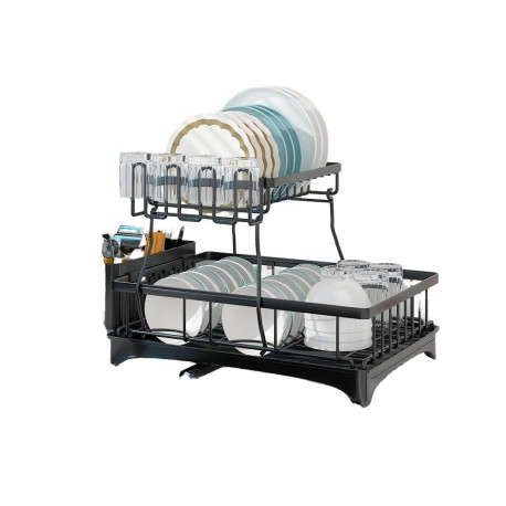 DA535 suur must nõudekuivatusrest