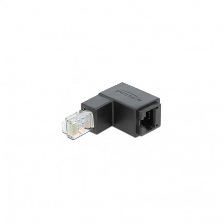 DeLOCK Adapter RJ45 plug downwards angled > RJ45 jack Cat.6 UTP