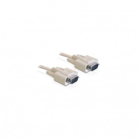DeLOCK RS-232, 1m serial cable Beige DB-9