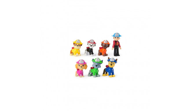 PAW Patrol Fire Rescue Team Pack with 7 Collectible Action Figures, Including Ryder & 6 Pups