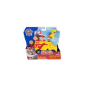 PAW Patrol Fire Rescue: Rubble Rescue Fire Dump Truck with Action Figure, Projectiles, and Toy Truck