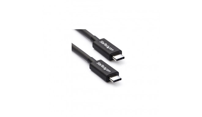 StarTech.com 2m (6.6ft) Thunderbolt 3 Cable, 20Gbps, 100W PD, 4K, Thunderbolt Certified, Compatible 
