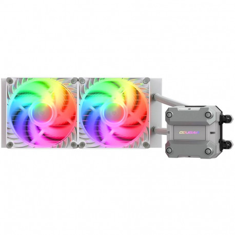 "K COUGAR CPU Wasserkühlung Poseidon Ultra 240, ARGB, Weiß"