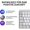 "Logitech MX Mechanical Mini for Mac Minimalist Wireless Illuminated Keyboard - PALE GREY - (DEU) - 