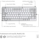 "Logitech MX Mechanical Mini for Mac Minimalist Wireless Illuminated Keyboard - PALE GREY - (DEU) - 