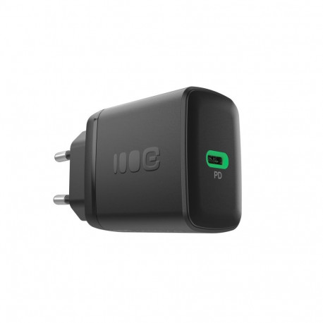 USB wall charger 30W 1x USB-C BLACK