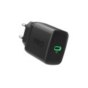 USB wall cha rger 30W 1x USB-C BLACK