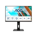 80cm/31.5" (3840x2160) AOC P2 U32P2 4K UHD LED 75Hz 4ms USB3.2 2xHDMI DP LS Pivot Black
