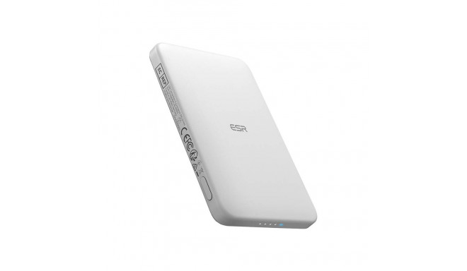 ESR Qi2 MagSlim 5000 mAh magnetic powerbank (white)