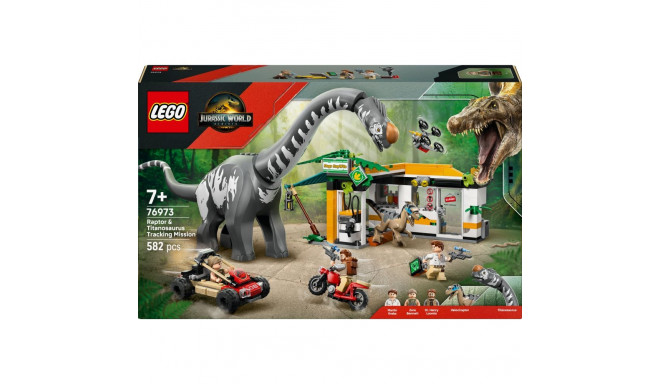 LEGO Jurassic World 76973 On the Trail of Raptor and Titanosaurus