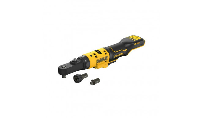 DEWALT. RATCHET 12V DCF500N WITH ADAPTERS 1/4" 3/8" 1/2" HEX 1/4"