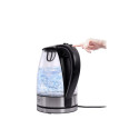 Adler | Kettle | AD 1225 | Standard | 2000 W | 1.7 L | Glass | 360° rotational base | Transparent/St