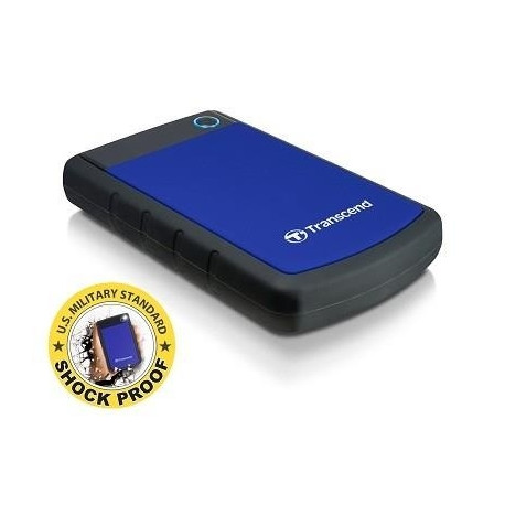 External HDD|TRANSCEND|StoreJet|2TB|USB 3.0|Colour Blue|TS2TSJ25H3B