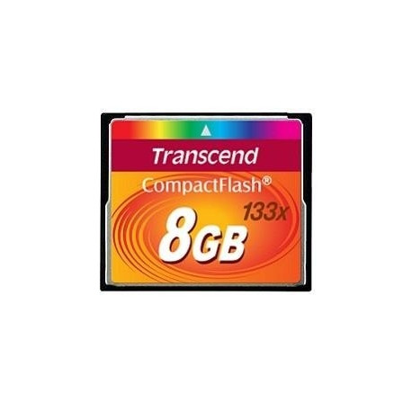 MEMORY COMPACT FLASH 8GB/133X TS8GCF133 TRANSCEND