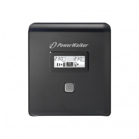 POWERWALK VI 1000 LCD Power Walker UPS Line-Interactive 1000VA 2x SCHUKO, 2x IEC, RJ11/RJ45, USB, LC