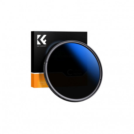 Camera Filter - K&f Concept Nano-c Hmc Fader Nd2-400 52mm Gray Filter