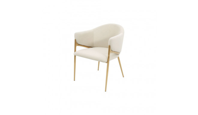 Söögitool Modig, valge/kuldne