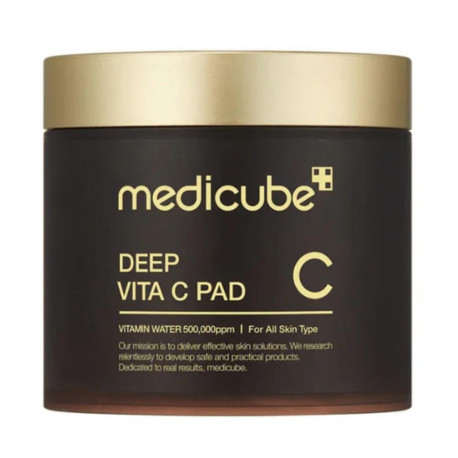 MEDICUBE DEEP VITA-C PALL ALMOHADILLAS EXFOLIANTES TODO TIPO DE PIELES TARRO TARRO 150GR