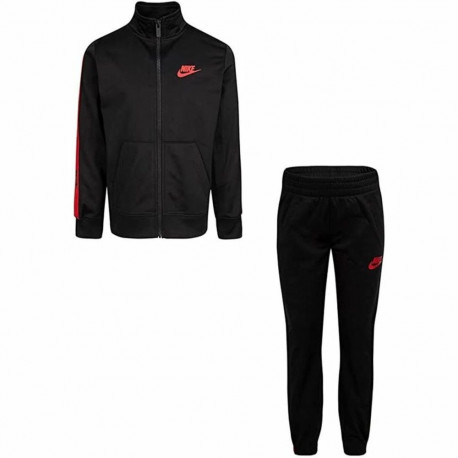 Children’s Tracksuit Nike Tricot Logo Black - 4